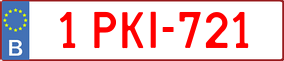 Truck License Plate